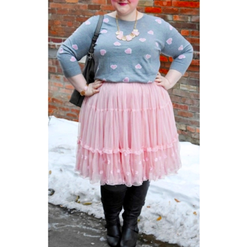 Layered tulle skirt